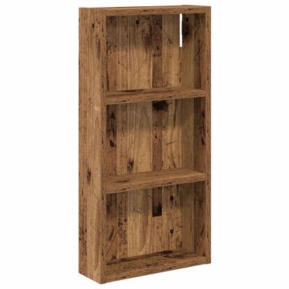vidaXL Bathroom Wall Cabinet Old Wood 30 x 10 x 60.5 cm