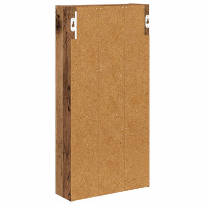 vidaXL Bathroom Wall Cabinet Old Wood 30 x 10 x 60.5 cm