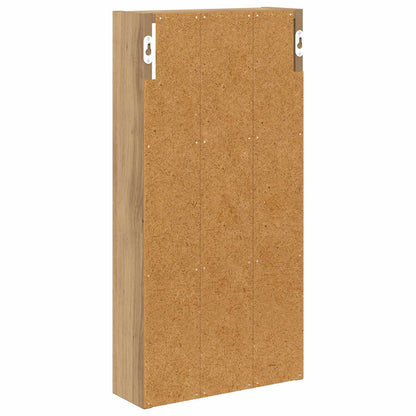 vidaXL Bathroom Wall Cabinet Artisian Oak 30 x 10 x 60.5 cm