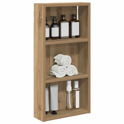 vidaXL Bathroom Wall Cabinet Artisian Oak 30 x 10 x 60.5 cm