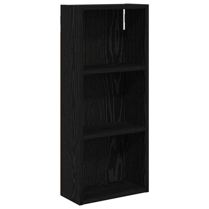 vidaXL Bathroom Wall Cabinet Black Oak 30 x 14 x 70 cm Engineered wood