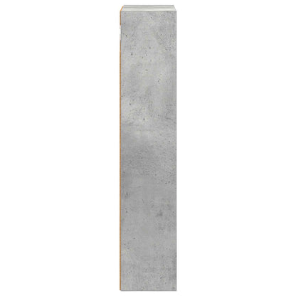 vidaXL Bathroom Wall Cabinet Concrete Grey 30 x 14 x 70 cm