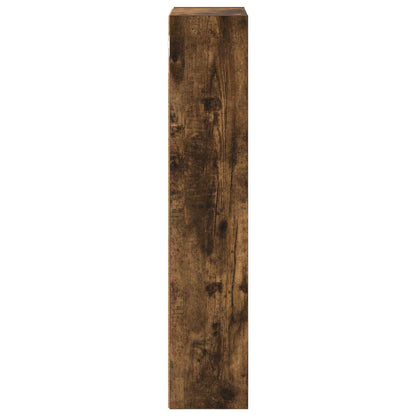 vidaXL Bathroom Wall Cabinet Smoked Oak 30 x 14 x 70 cm