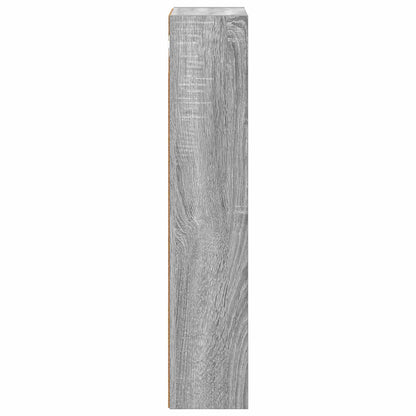 vidaXL Bathroom Wall Cabinet with Shelf Grey Sonoma 30 x 14 x 70 cm