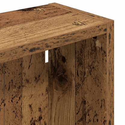vidaXL Bathroom Wall Cabinet Old Wood 30 x 14 x 70 cm Engineered wood