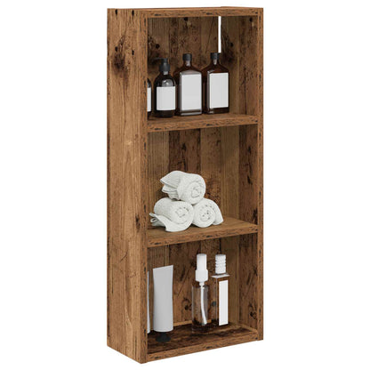 vidaXL Bathroom Wall Cabinet Old Wood 30 x 14 x 70 cm Engineered wood