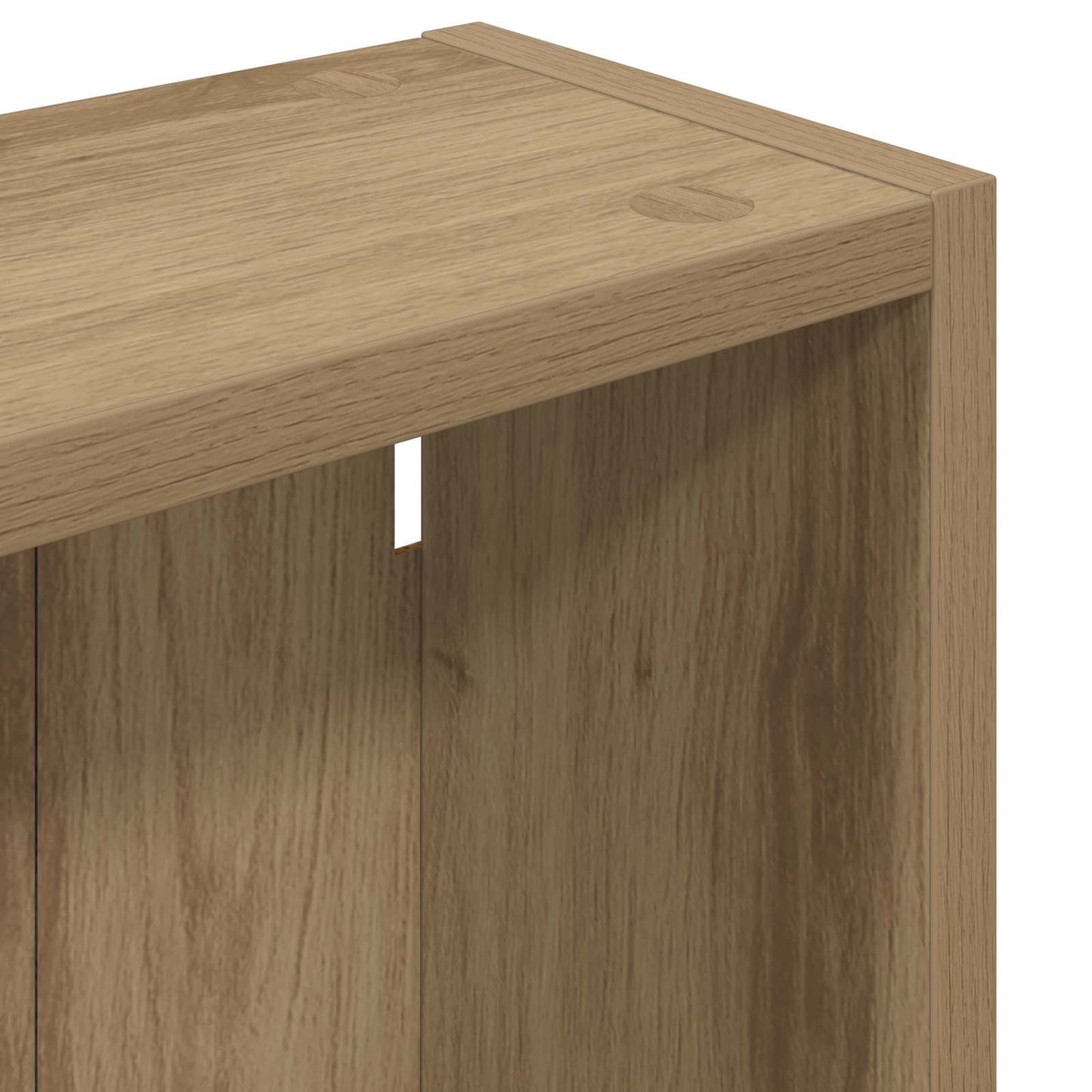 vidaXL Bathroom Wall Cabinet with Shelf Artisian Oak 30 x 14 x 70 cm