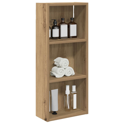 vidaXL Bathroom Wall Cabinet with Shelf Artisian Oak 30 x 14 x 70 cm