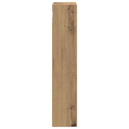 vidaXL Bathroom Wall Cabinet with Shelf Artisian Oak 30 x 14 x 70 cm