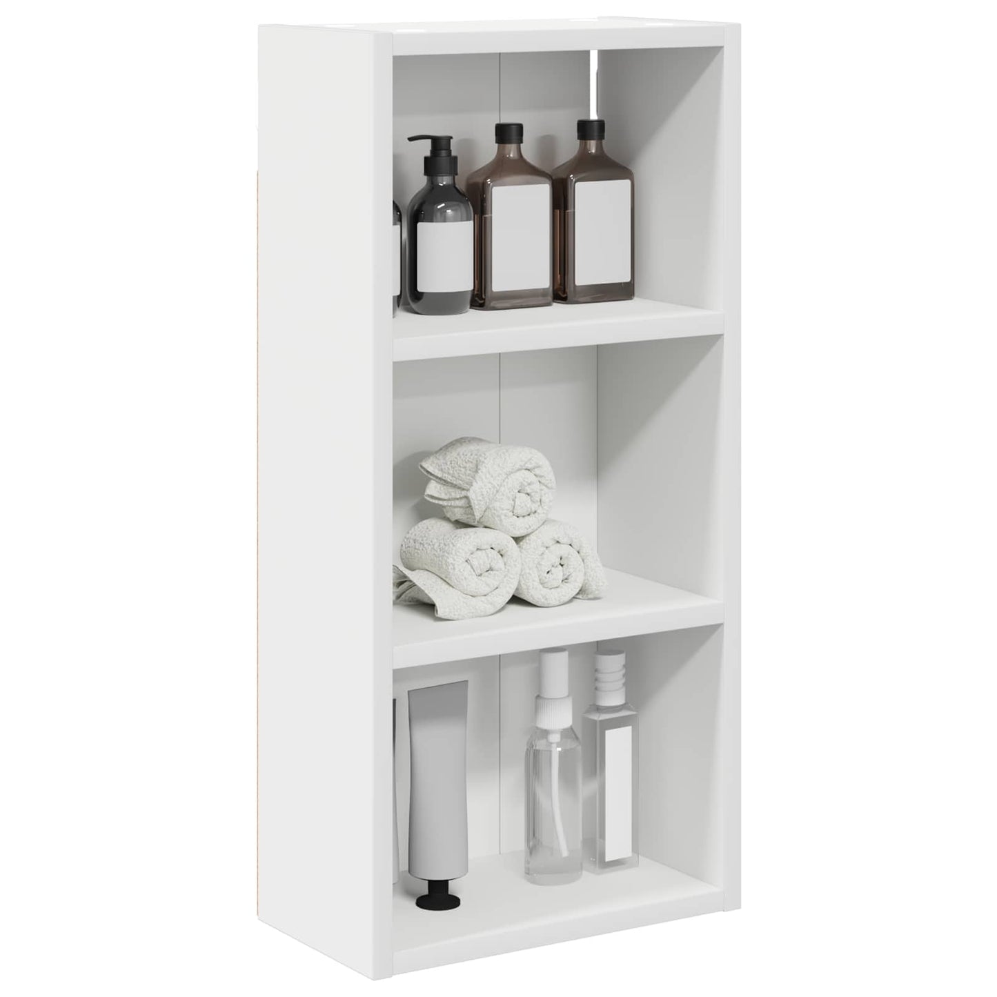 vidaXL Bathroom Wall Cabinet White 30 x 16 x 62.5 cm Engineered wood