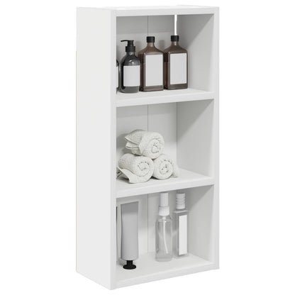 vidaXL Bathroom Wall Cabinet White 30 x 16 x 62.5 cm Engineered wood