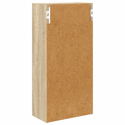 vidaXL Bathroom Wall Cabinet Sonoma Oak 30 x 16 x 62.5 cm