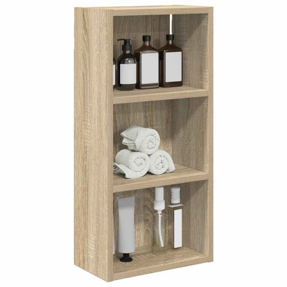 vidaXL Bathroom Wall Cabinet Sonoma Oak 30 x 16 x 62.5 cm
