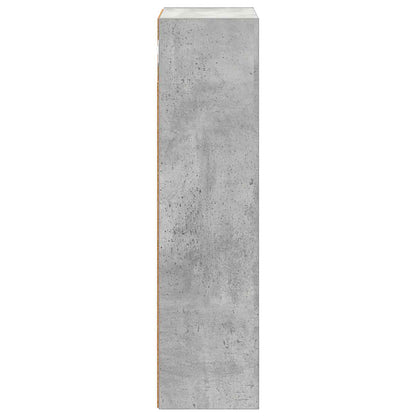 vidaXL Bathroom Wall Cabinet Concrete Grey 30 x 16 x 62.5 cm
