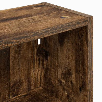 vidaXL Bathroom Wall Cabinet with Shelf Smoked Oak 30 x 16 x 62.5 cm