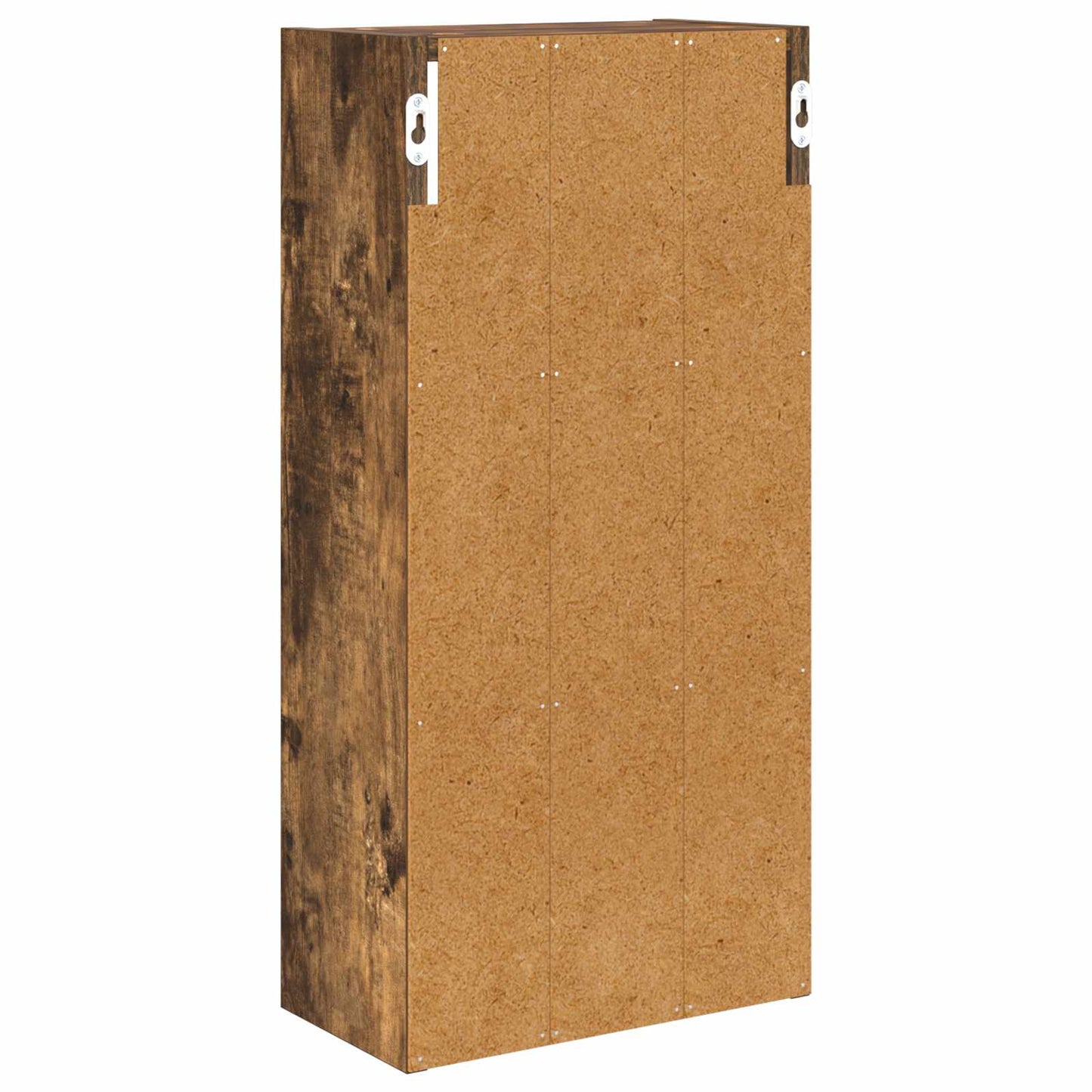 vidaXL Bathroom Wall Cabinet with Shelf Smoked Oak 30 x 16 x 62.5 cm