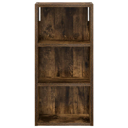 vidaXL Bathroom Wall Cabinet with Shelf Smoked Oak 30 x 16 x 62.5 cm