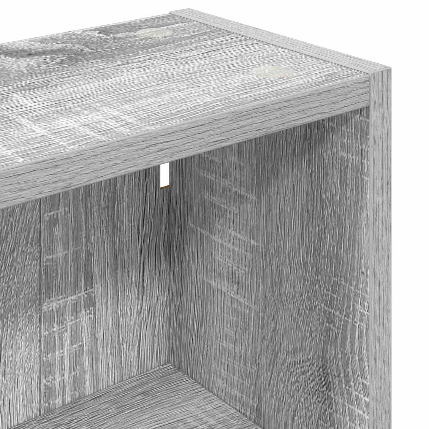 vidaXL Bathroom Wall Cabinet with Shelf Grey Sonoma 30 x 16 x 62.5 cm