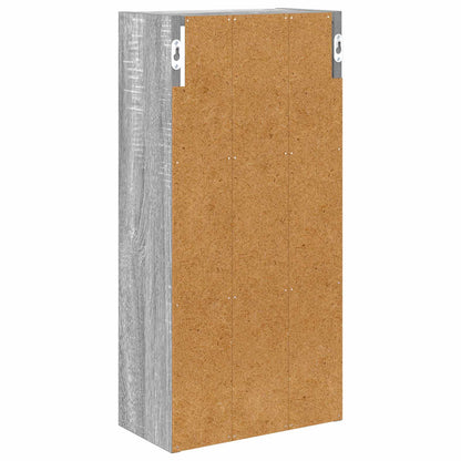 vidaXL Bathroom Wall Cabinet Grey Sonoma 30 x 16 x 62.5 cm