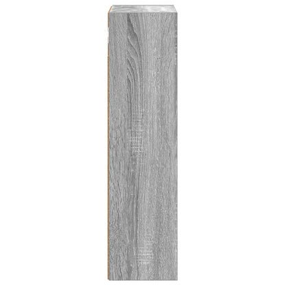 vidaXL Bathroom Wall Cabinet Grey Sonoma 30 x 16 x 62.5 cm