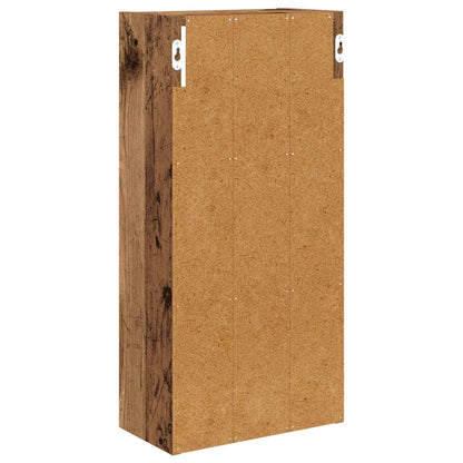 vidaXL Bathroom Wall Cabinet Old Wood 30 x 16 x 62.5 cm
