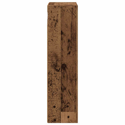 vidaXL Bathroom Wall Cabinet Old Wood 30 x 16 x 62.5 cm