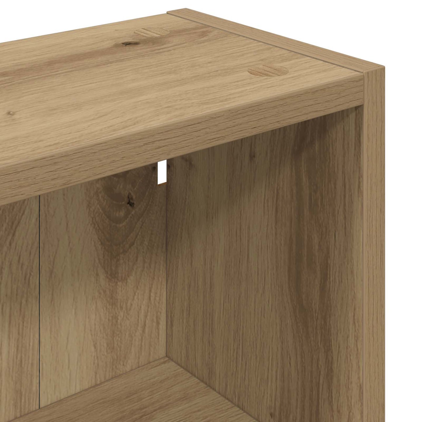 vidaXL Bathroom Wall Cabinet with Shelf Artisian Oak 30 x 16 x 62.5 cm