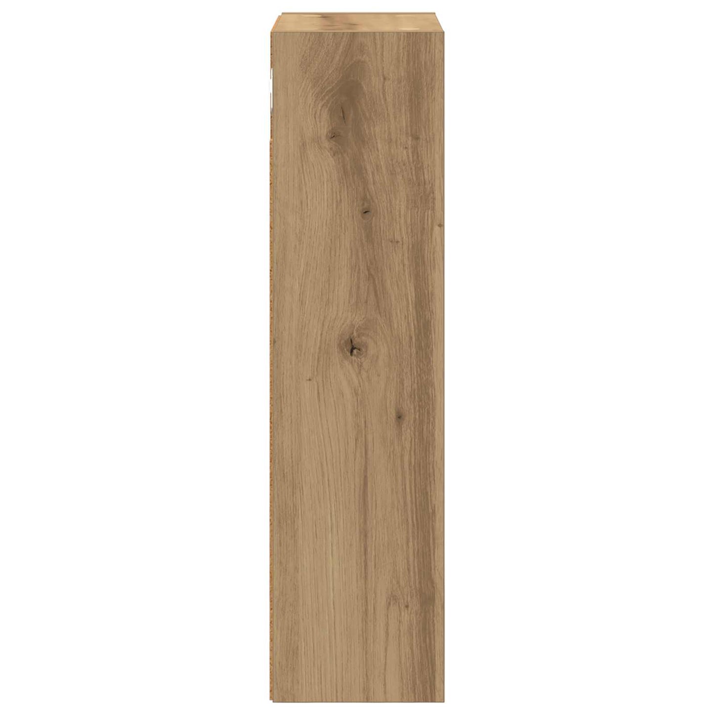 vidaXL Bathroom Wall Cabinet with Shelf Artisian Oak 30 x 16 x 62.5 cm