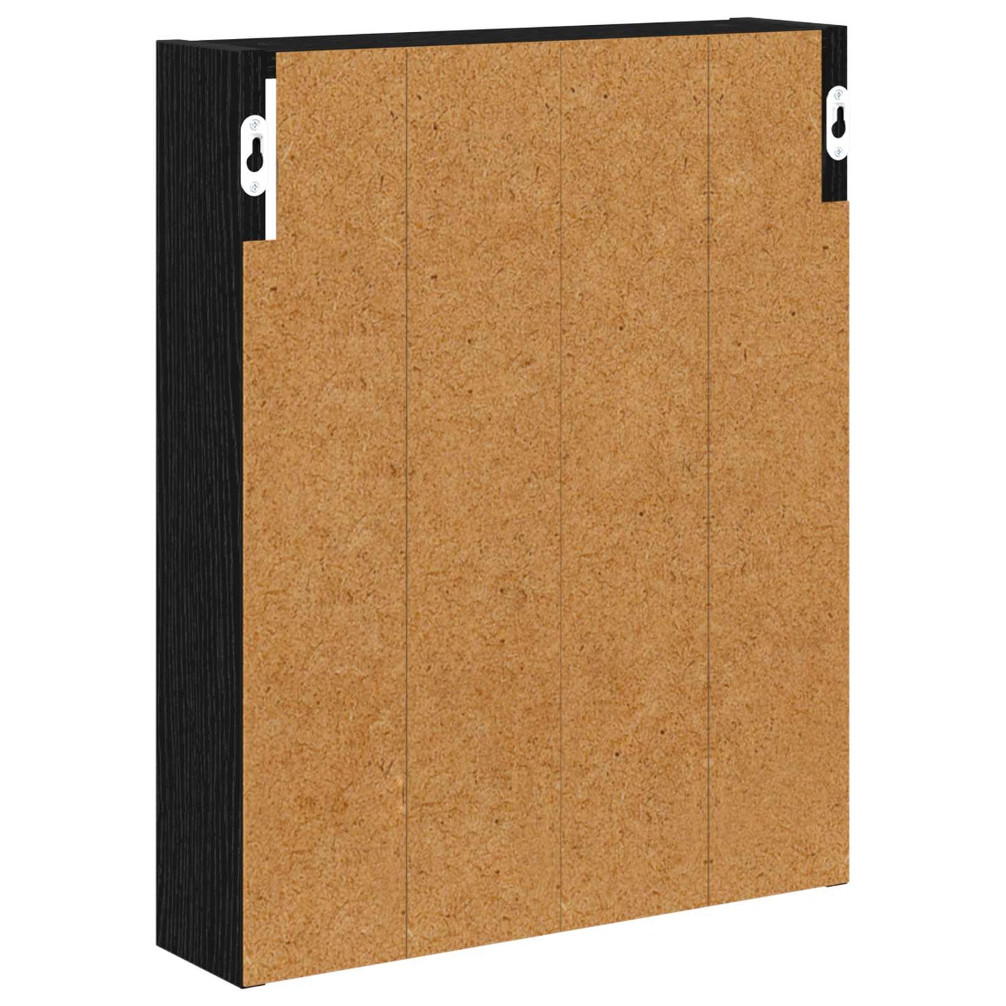 vidaXL Bathroom Wall Cabinet Black Oak 40 x 10 x 50 cm Engineered wood