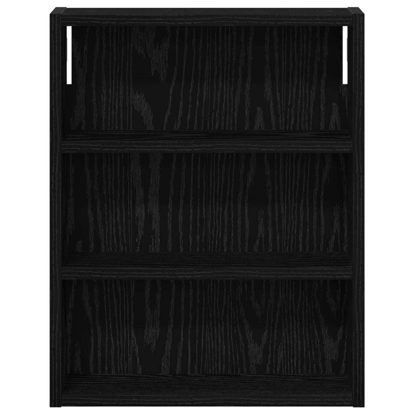 vidaXL Bathroom Wall Cabinet Black Oak 40 x 10 x 50 cm Engineered wood