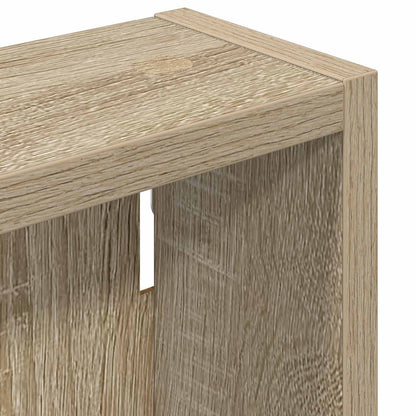 vidaXL Bathroom Wall Cabinet Sonoma Oak 40 x 10 x 50 cm