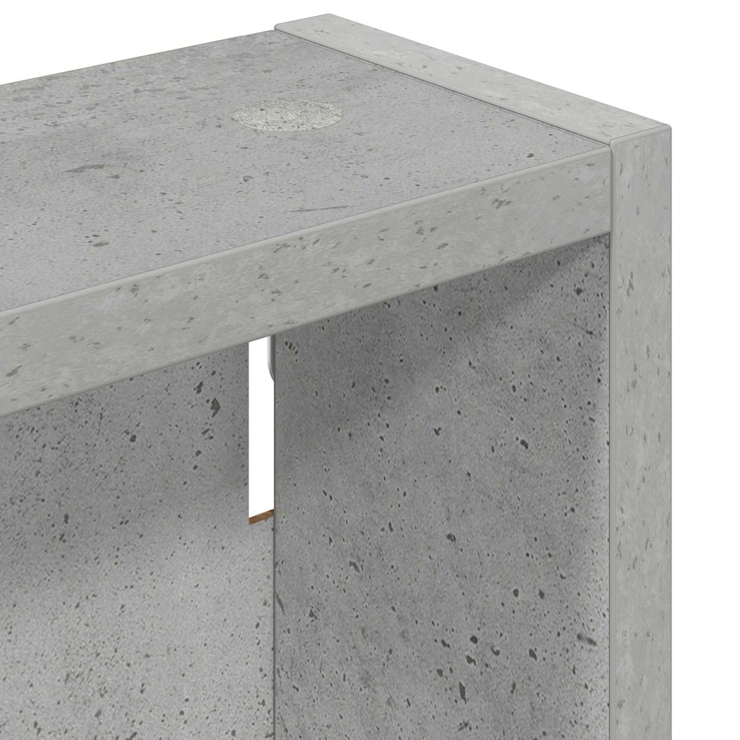vidaXL Bathroom Wall Cabinet Concrete Grey 40 x 10 x 50 cm