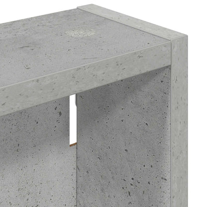 vidaXL Bathroom Wall Cabinet Concrete Grey 40 x 10 x 50 cm