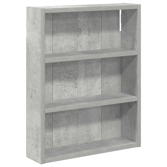 vidaXL Bathroom Wall Cabinet with Shelf Concrete Grey 40 x 10 x 50 cm