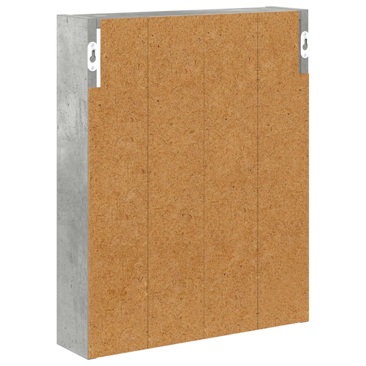 vidaXL Bathroom Wall Cabinet Concrete Grey 40 x 10 x 50 cm