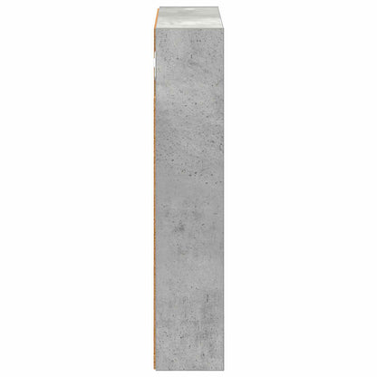 vidaXL Bathroom Wall Cabinet Concrete Grey 40 x 10 x 50 cm