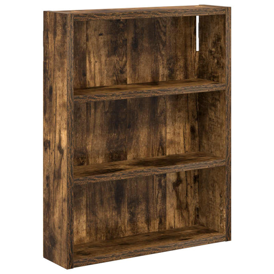 vidaXL Bathroom Wall Cabinet Smoked Oak 40 x 10 x 50 cm