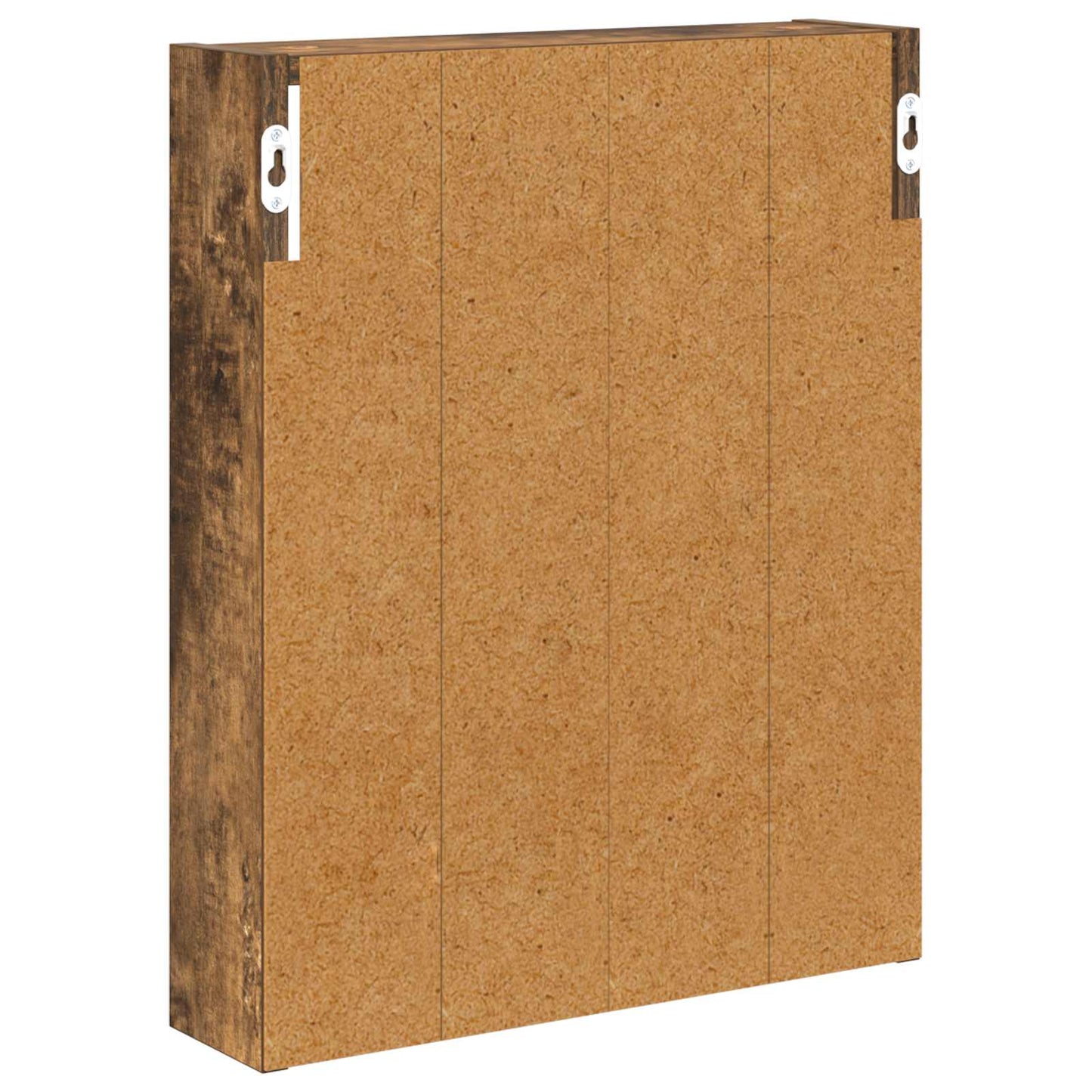 vidaXL Bathroom Wall Cabinet with Shelf Smoked Oak 40 x 10 x 50 cm