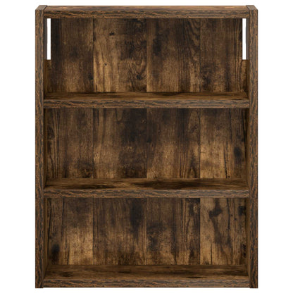 vidaXL Bathroom Wall Cabinet with Shelf Smoked Oak 40 x 10 x 50 cm