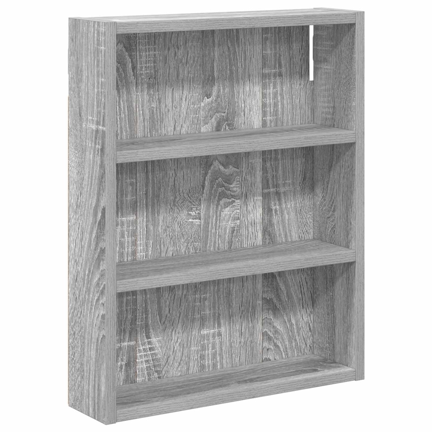 vidaXL Bathroom Wall Cabinet with Shelf Grey Sonoma 40 x 10 x 50 cm