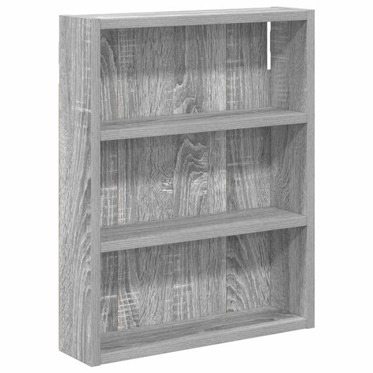 vidaXL Bathroom Wall Cabinet Grey Sonoma 40 x 10 x 50 cm