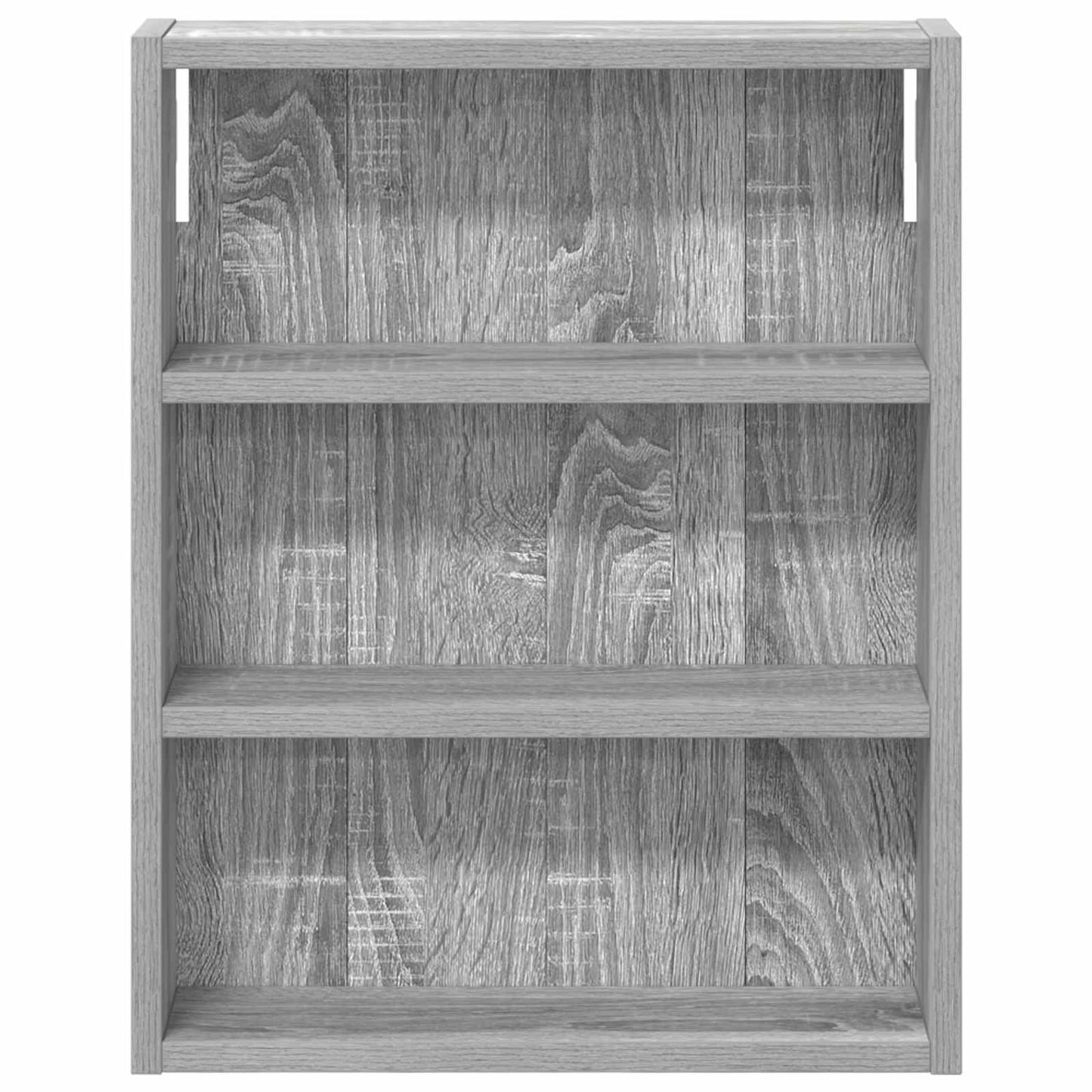 vidaXL Bathroom Wall Cabinet with Shelf Grey Sonoma 40 x 10 x 50 cm
