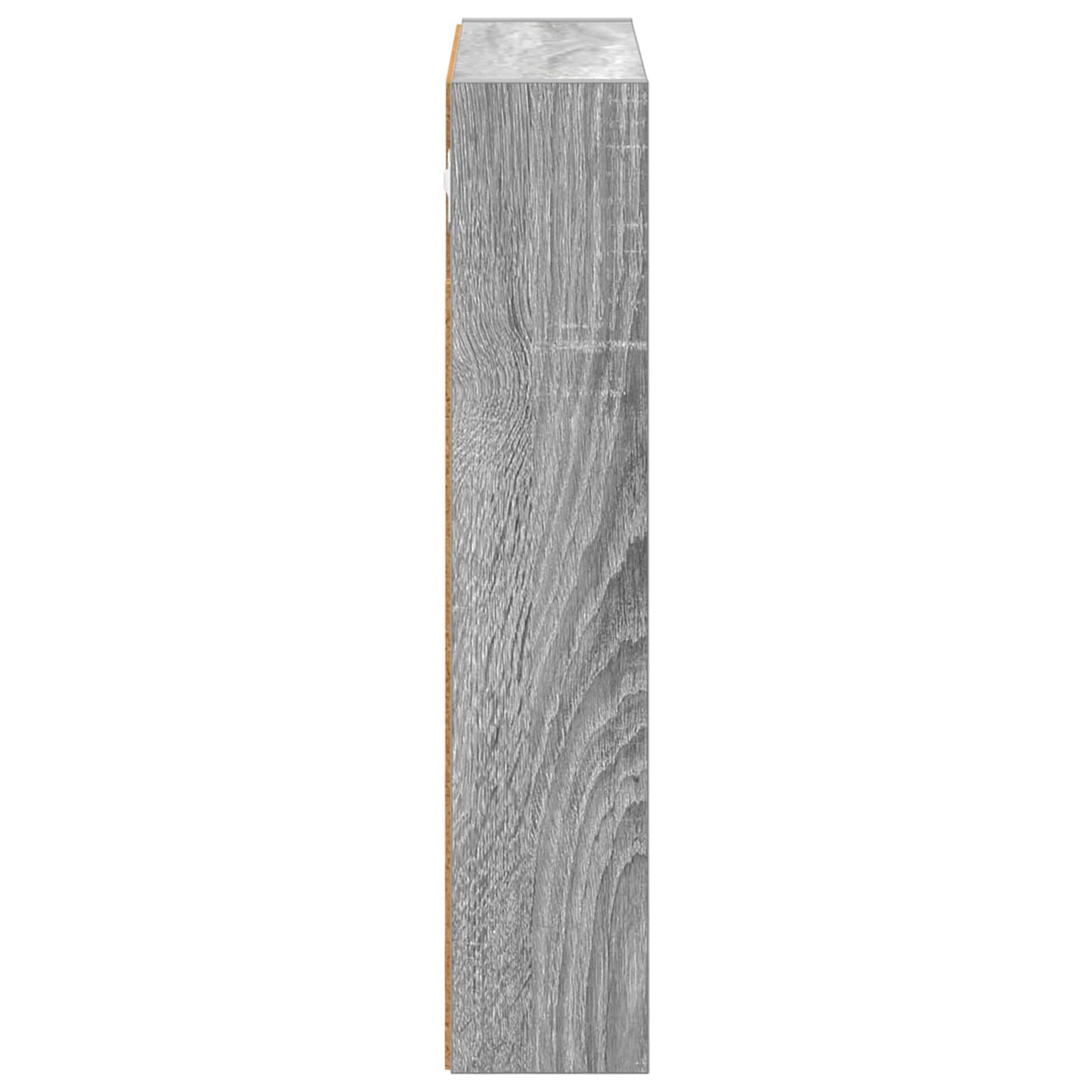 vidaXL Bathroom Wall Cabinet with Shelf Grey Sonoma 40 x 10 x 50 cm