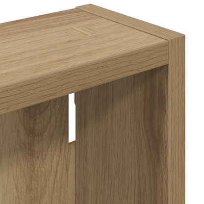 vidaXL Bathroom Wall Cabinet Artisian Oak 40 x 10 x 50 cm