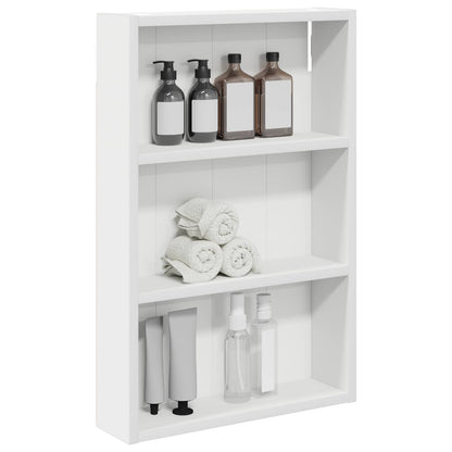 vidaXL Bathroom Wall Cabinet White 40 x 10 x 60.5 cm Engineered wood