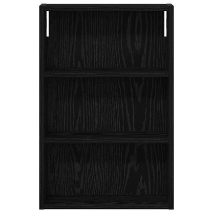 vidaXL Bathroom Wall Cabinet Black Oak 40 x 10 x 60.5 cm