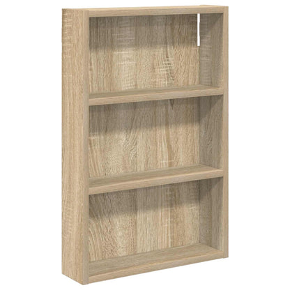vidaXL Bathroom Wall Cabinet Sonoma Oak 40 x 10 x 60.5 cm