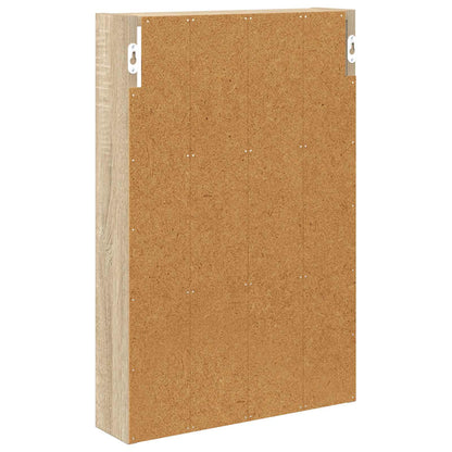 vidaXL Bathroom Wall Cabinet Sonoma Oak 40 x 10 x 60.5 cm