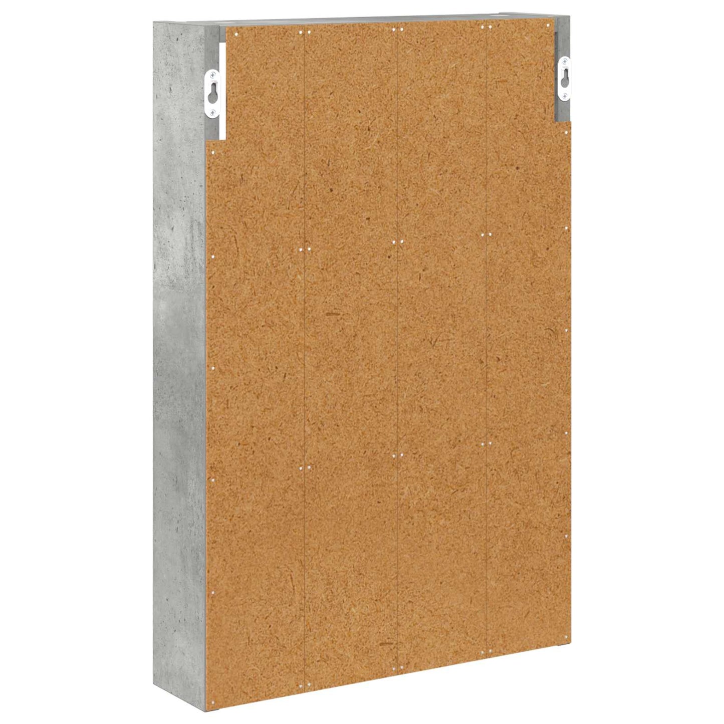 vidaXL Bathroom Wall Cabinet Concrete Grey 40 x 10 x 60.5 cm