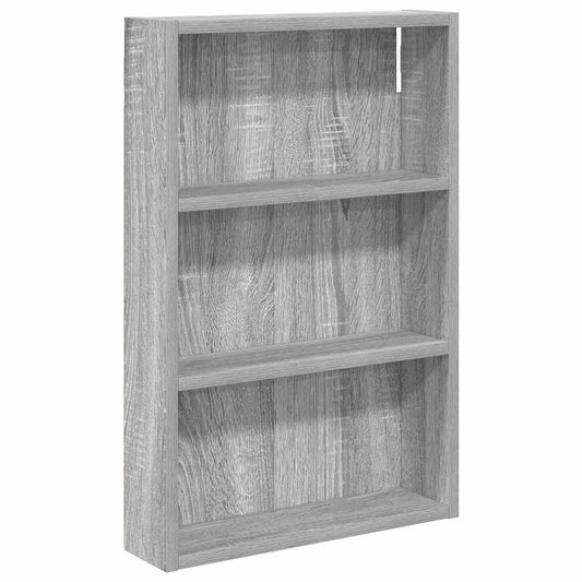 vidaXL Bathroom Wall Cabinet Grey Sonoma 40 x 10 x 60.5 cm